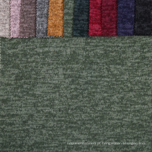 Color personalizado textilse tingido jersey stoff lã de lã de malha solta